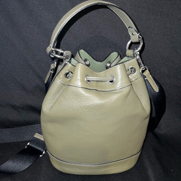 Coach Dempsey Bucket Bag Olive Green - Picture 3 of 14
